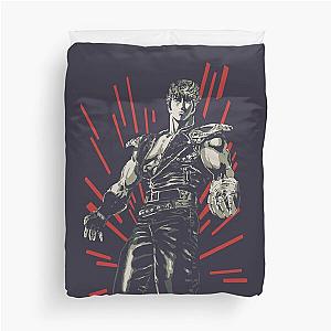 Vintage Kenshiro Fist Of The North Star Duvet Cover for Music Fans