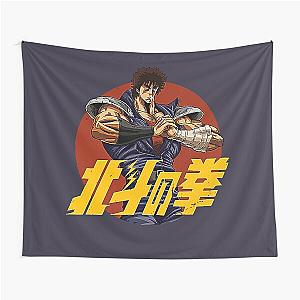 Retro Wave Tapestry - Fist Of The North Star Lover Gift