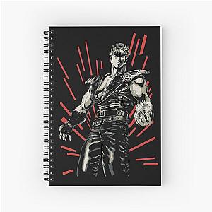 Retro Vintage Fist of the North Star Spiral Notebook