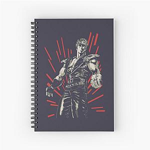 Kenshiro Fist of the North Star Vintage Photography Gifts for Music Fans Spiral Notebook