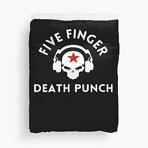 five finger death punch skullmusic  Duvet Cover