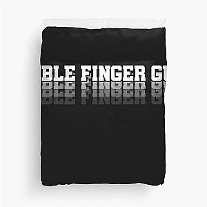 Double Finger Guns Duvet Cover