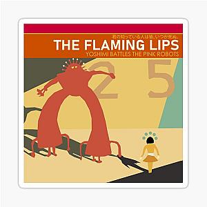 The Flaming Lips Yoshimi Battles the Pink Robots Simplified Album Cover Sticker