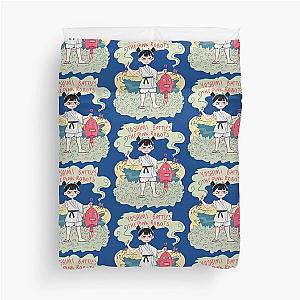 The Flaming Lips A Psychedelic Rock Band Yoshimi Battles Pink Robots Dark Duvet Cover