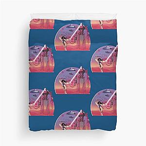 The Flaming Lips Yoshimi Battles the Pink Robots Poster Duvet Cover