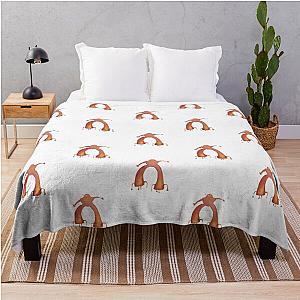 The Flaming Lips Pink Robot Classic T-Shirt Throw Blanket