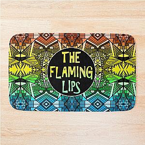 The Flaming Lips Rainbow Pride Pattern Bath Mat
