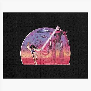 The Flaming Lips Yoshimi Battles the Pink Robots Poster 4-Piece Jigsaw Puzzle