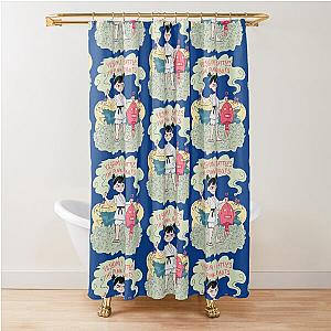 The Flaming Lips A Psychedelic Rock Band and Yoshimi Battles the Pink Robots Art Shower Curtain