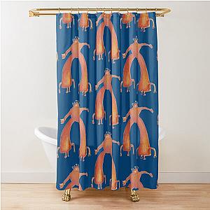 The Flaming Lips Pink Robot Shower Curtain