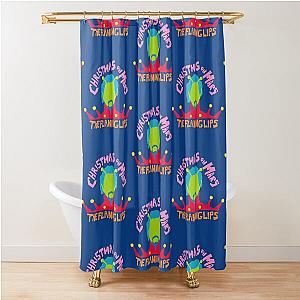 Christmas on Mars Shower Curtain by the Flaming Lips