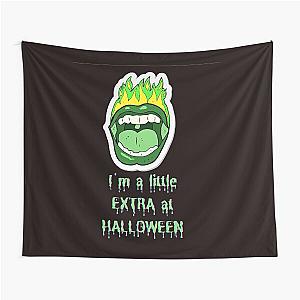 Green Flaming Lips at Halloween Tapestry