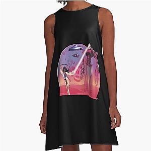 The Flaming Lips- Yoshimi Battles the Pink Robots Poster 4 A Line Dress