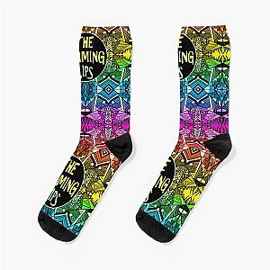 The Flaming Lips Rainbow Pride Pattern 4 Socks