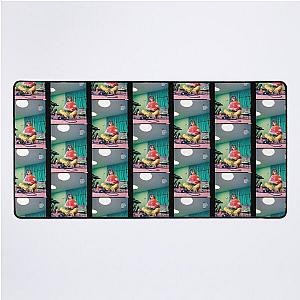 Flaming Lip Desk Mat