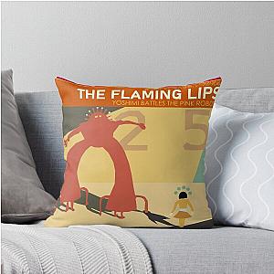 The Flaming Lips Yoshimi Battles the Pink Robots Simplified Album Cover Throw Pillow