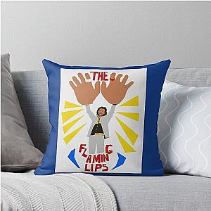 The Flaming Lips Logo Throw Pillow
