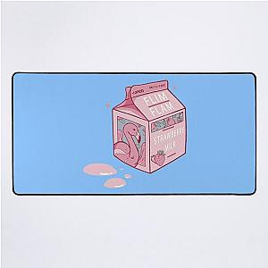 Flim Flam Strawberry Milk Carton Desk Mat