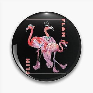 Flim Flam Flamingo Family Design Pin