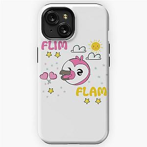 Flim flam flamingo iPhone Tough Case