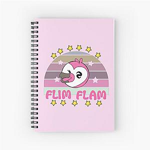 Flim flam flamingo Spiral Notebook