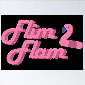 Flim Flam Flamingo Poster