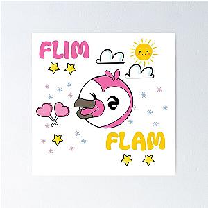 Flim flam flamingo Poster