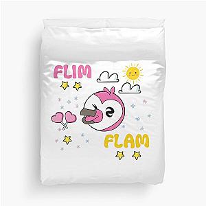 Flim flam flamingo Duvet Cover