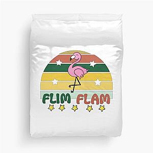 Flim flam flamingo Duvet Cover
