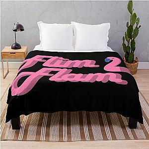 Flim Flam Flamingo Throw Blanket