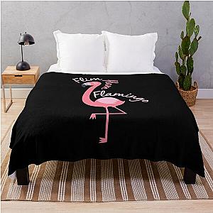 Flim flam flamingo  Throw Blanket