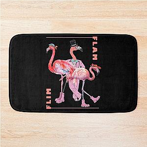 Flim Flam Flamingo Family Design Bath Mat