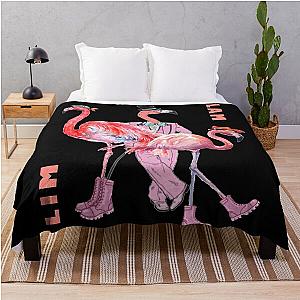 Flim Flam Flamingo Family Design Throw Blanket