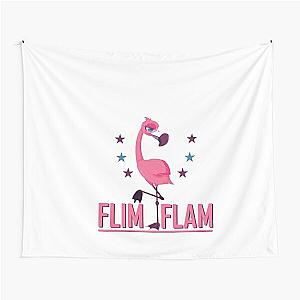 Flim flam flamingo- Funny Flamingo Flim Flam Tapestry