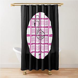 FLIM FLAM Retro FLAMINGO Shower Curtain