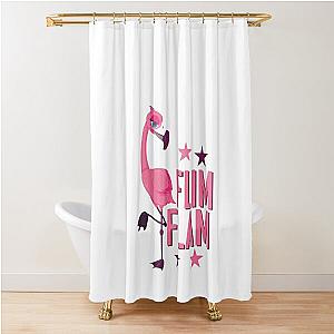 Flim flam flamingo- Funny Flamingo Flim Flam Shower Curtain