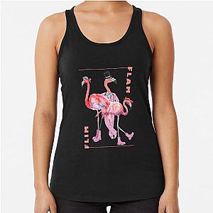 Flim Flam Flamingo Family Design Racerback Tank Top