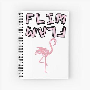 Flamingo Flim Flam Flim Flam Spiral Notebook