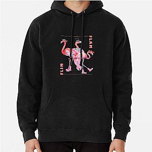 Flim Flam Flamingo Family Design Pullover Hoodie