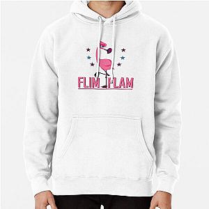 Flim flam flamingo- Funny Flamingo Flim Flam Pullover Hoodie