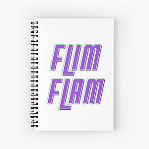 Flamingo Flim Flam Kids Funny Spiral Notebook