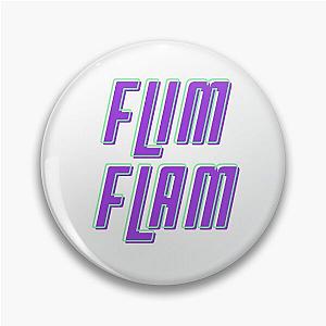 Flamingo Flim Flam Kids Funny Pin