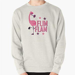 Flim flam flamingo- Funny Flamingo Flim Flam Pullover Sweatshirt