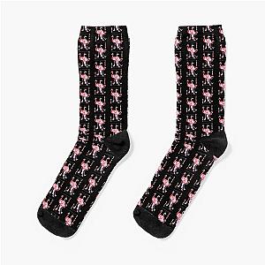 Flim Flam Flamingo Family Design Socks