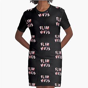 Flim Flam Flim Flam Graphic T-Shirt Dress