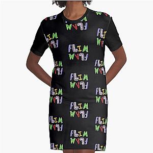 Flim Flam Flim Flam Graphic T-Shirt Dress