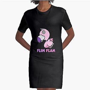 Flim Flam Flim Flam Graphic T-Shirt Dress
