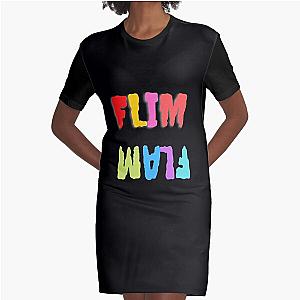 Flim Flam Flim Flam Graphic T-Shirt Dress