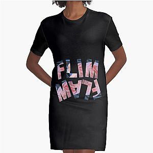 Flim Flam Flim Flam Graphic T-Shirt Dress