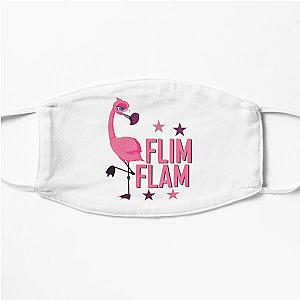 Flim flam flamingo- Funny Flamingo Flim Flam Flat Mask